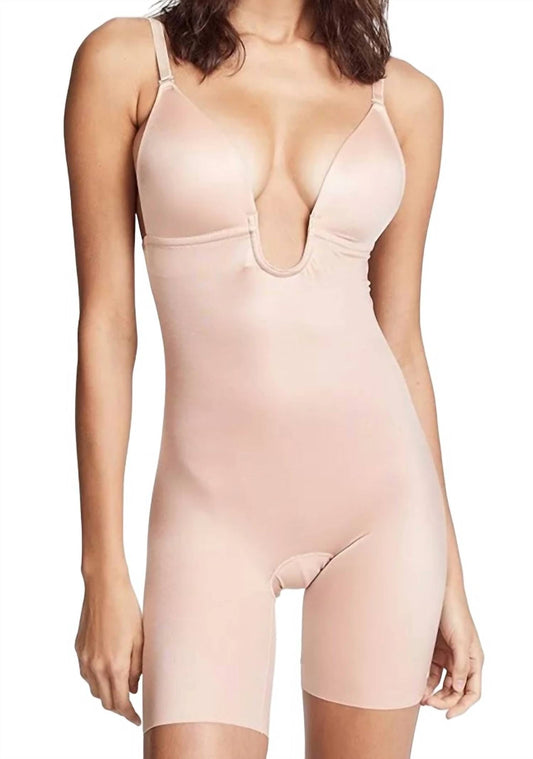 Spanx - Suit Your Fancy Plunge Low-back Mid-thigh Bodysuit