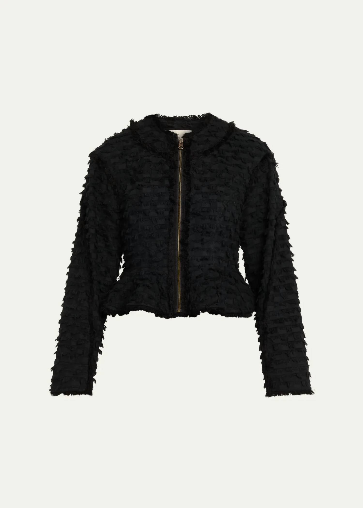 Ulla Johnson - Rosalind Textured Peplum Jacket