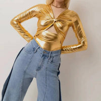 Amylynn - Martina High Shine Stretch Long Sleeve Top