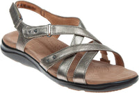 Clarks Women's Kilty Go Sandal in metallic - women's sandal