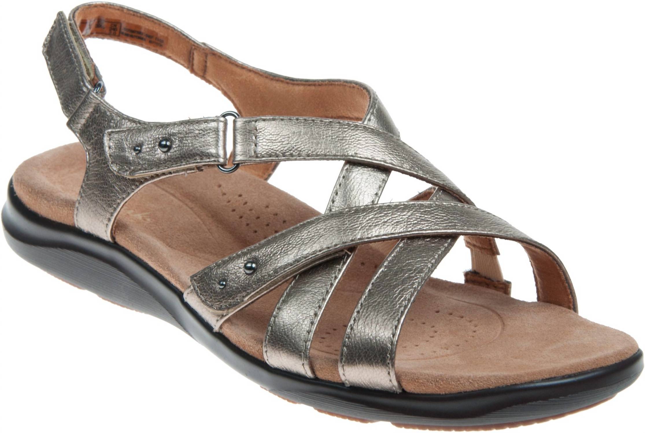Clarks Women's Kilty Go Sandal in metallic - women's sandal