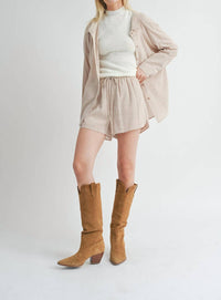 Sage The Label - Canyon Land Slouchy Back Shirt