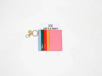 Packed Party - Women's Rainbow Bright Key Chain With Wallet