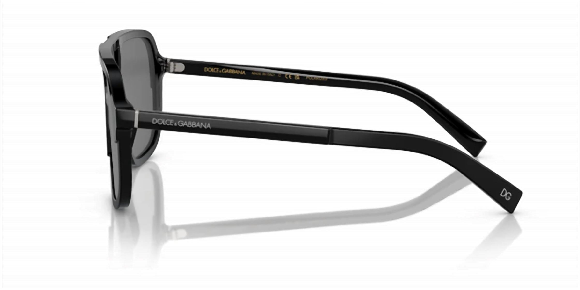 Dolce & Gabbana Men's Polarized Sunglasses in black - men's accessory - alternate view