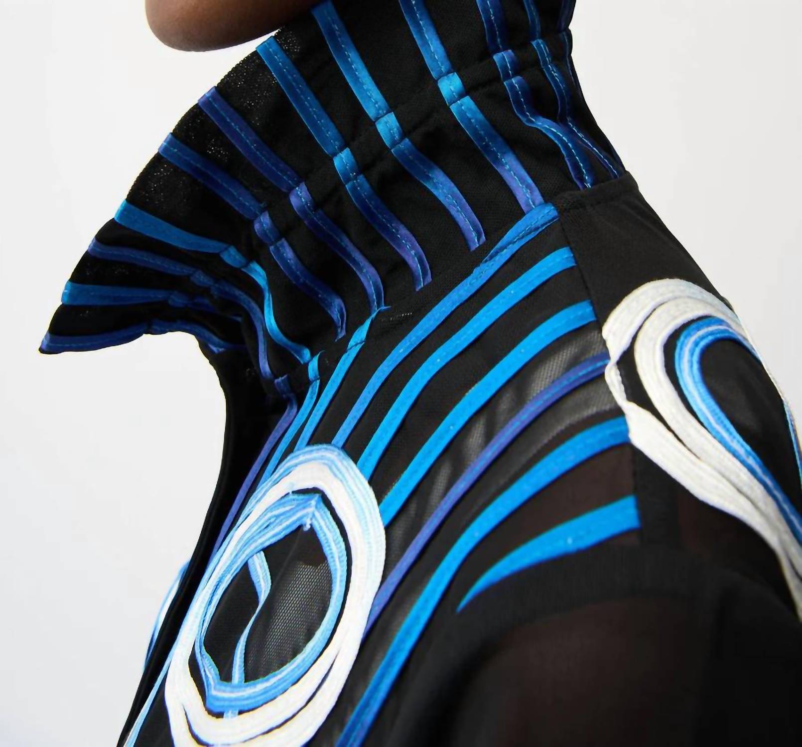 Joseph Ribkoff - Mesh & Satin Soutache Blouse Jacket