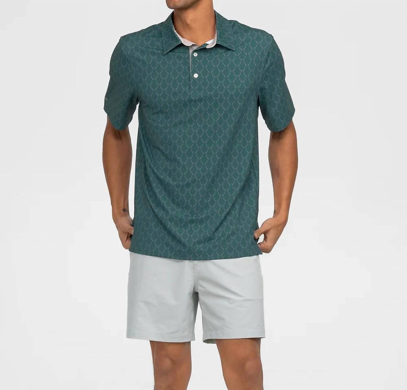 Southern Shirt Company - Men's Love Of The Hunt Printed Polo Shirt