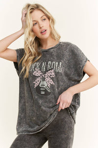 J.Her - Graphic Muscle Sleeveless Rock N Roll Top