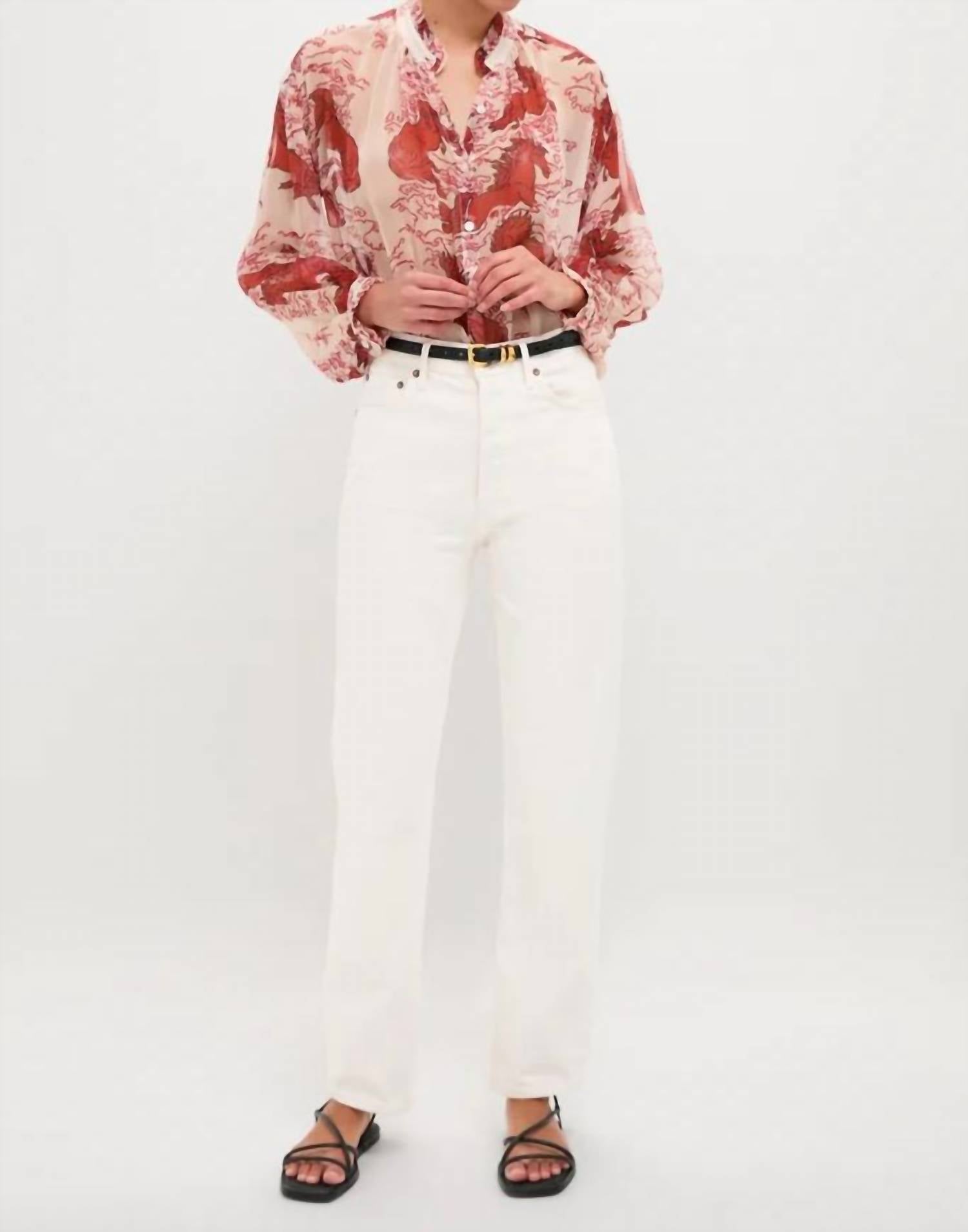 Alix Of Bohemia - Poet Rouge Pegasus Blouse