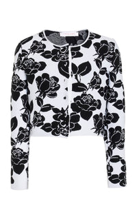 Carolina Herrera - Crewneck Cropped Cardigan