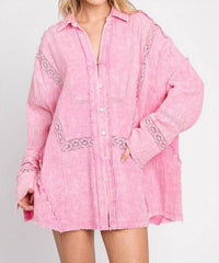 Sewn And Seen - Farrah Trim Detail Button Down Shirt