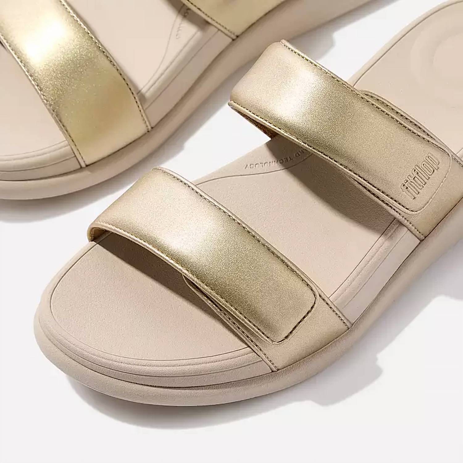 Fitflop - Women's F Mode Go Adjustable Two Bar Slides