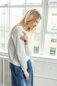 Lilla P - Oversized Saddle Sleeve Sweater