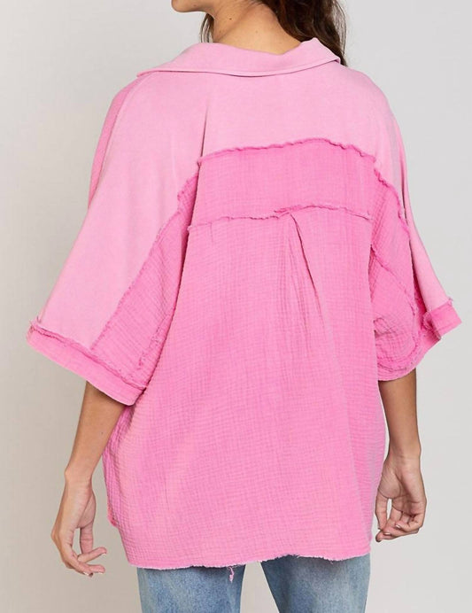 Pol - Short Sleeve Shacket