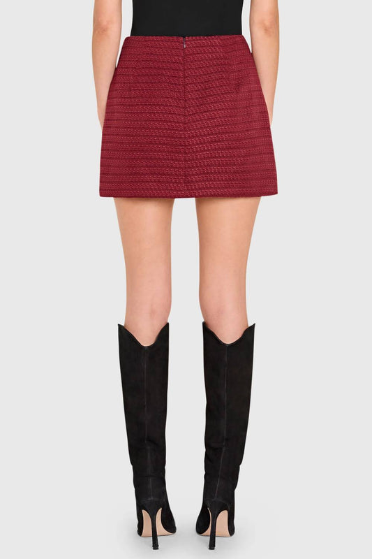 Amanda Uprichard - Dale Tweed Mini Skort