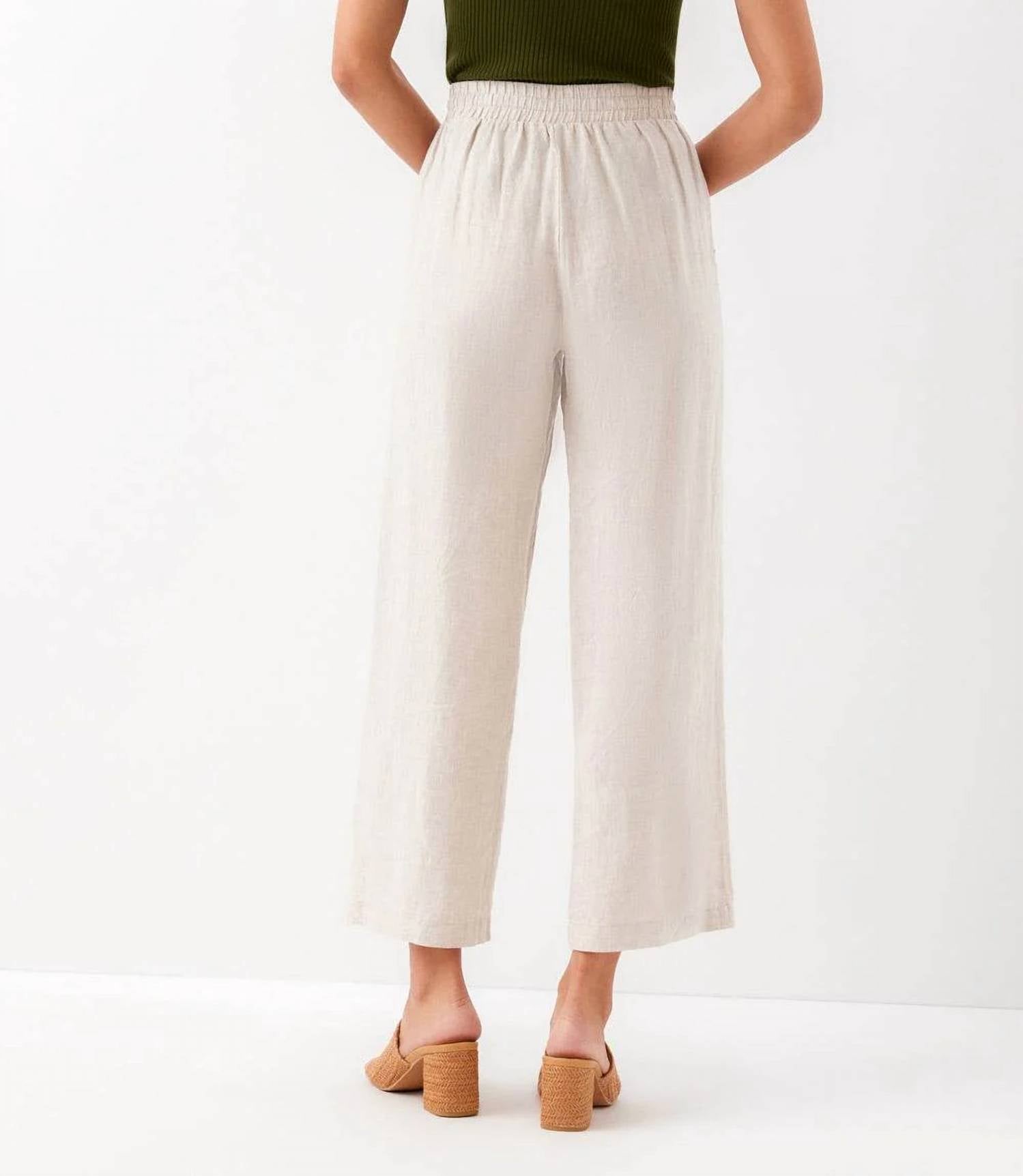 Karen Kane - Drawstring Linen Pants