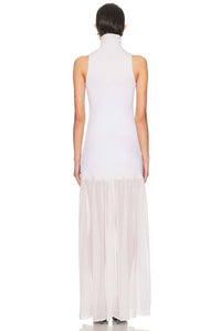 Enza Costa - Airy Halter Turtleneck Dress