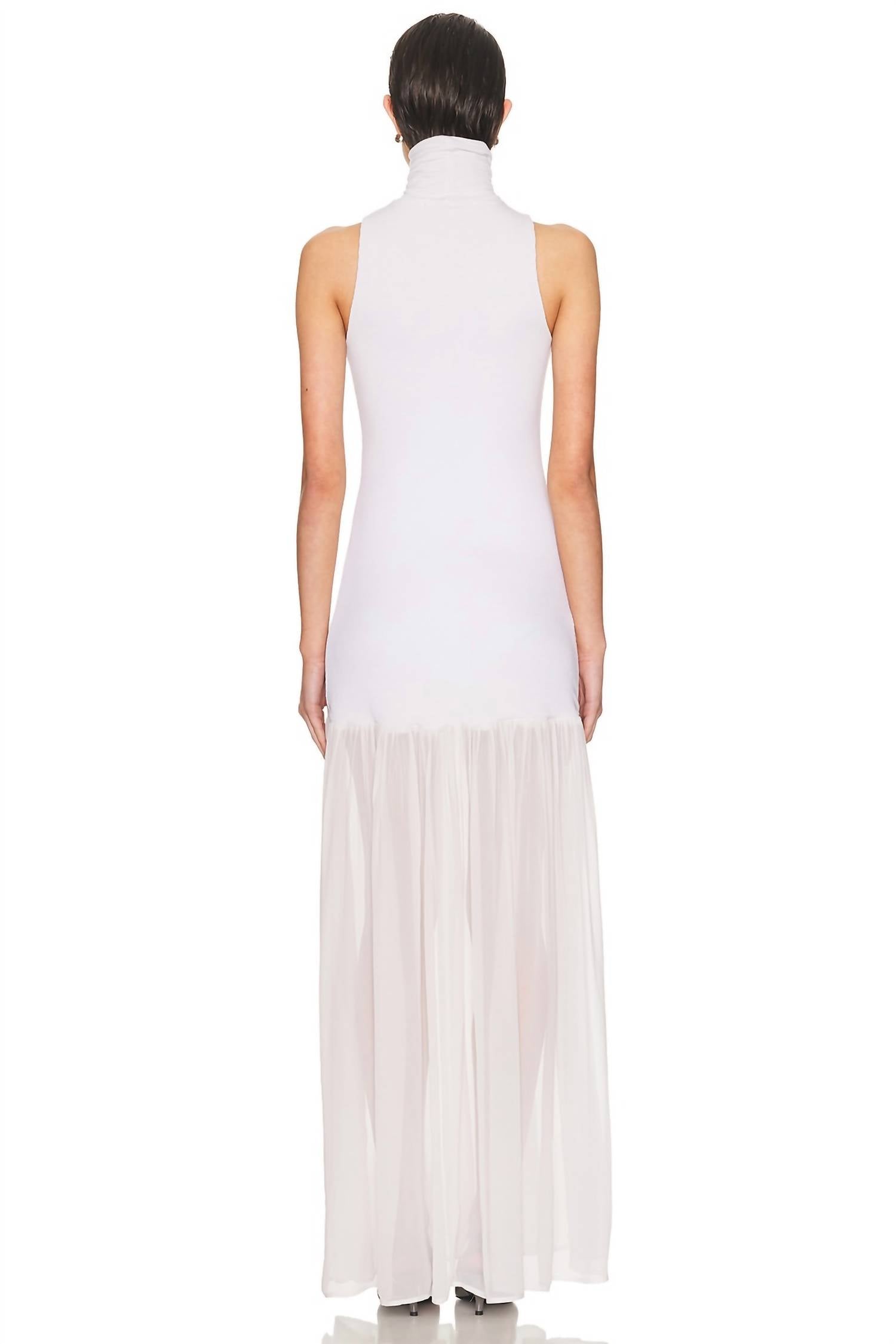 Enza Costa - Airy Halter Turtleneck Dress