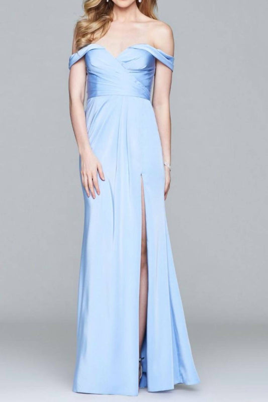 Off The Shoulder Evening Gown