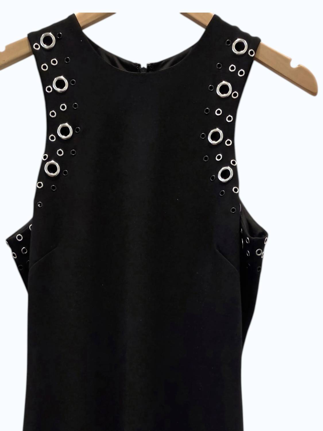 Sheri Bodell Women's Midi Tank Dress in black - women's dress - detail view