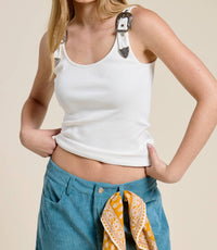 Mimosa - Western Belt Trim Tank Top
