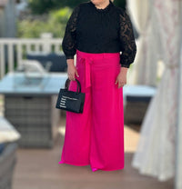 Amelia K. Luxe - Barbiecore Trousers