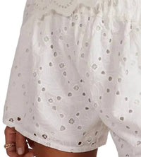 Bobi - Lined Eyelet Shorts