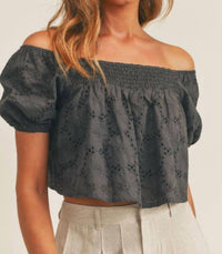 Sage The Label - Bluebell Woods Crop Top