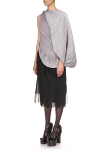 Marina Moscone - Mini Bonded Bias Jersey Skirt