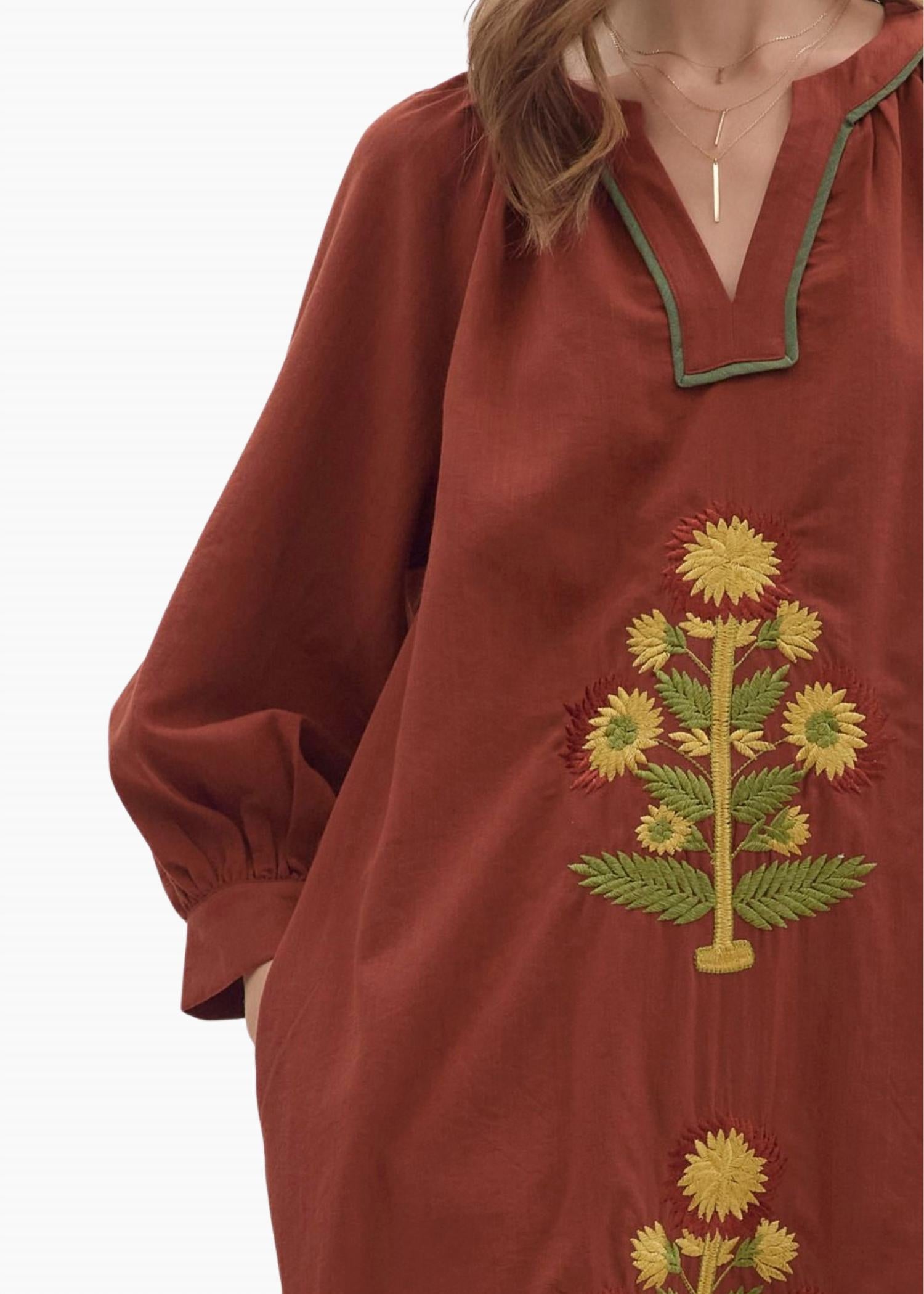 Entro - Katy Blockprint Dress