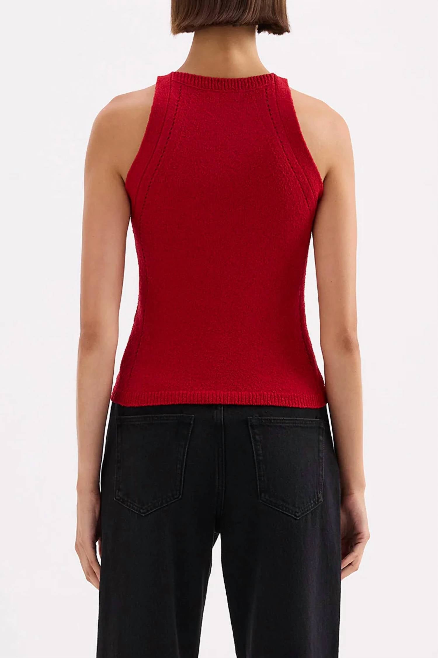 Nude Lucy - Kharis Knit Sleeveless Tank Top