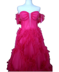 Juliet - Women's A-line Off The Shoulder Prom Dress