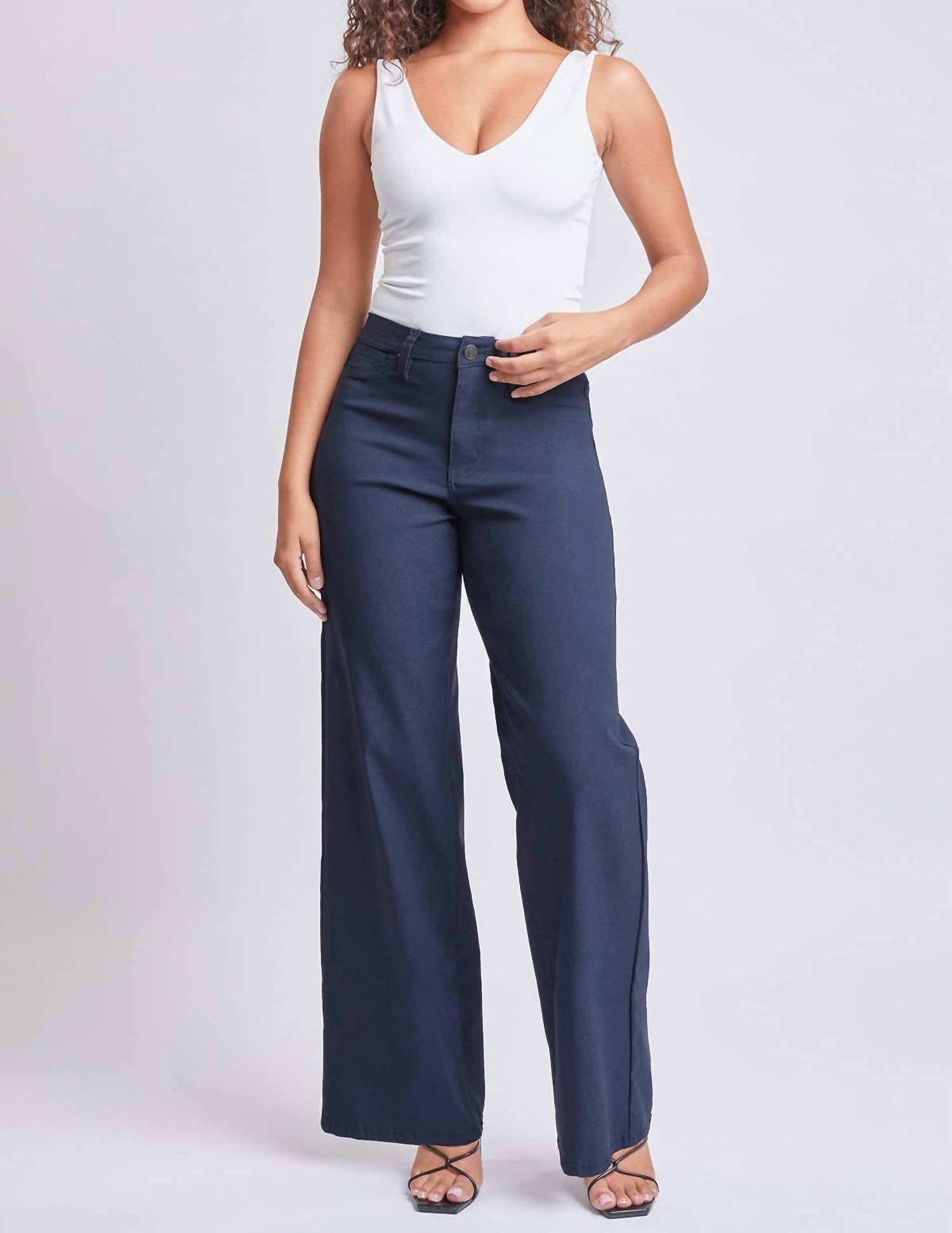 Ymi - Hyperstretch High Rise Wide Leg Pants