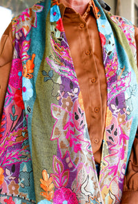 Bok - Colorful Floral Multi-reversible Kimono