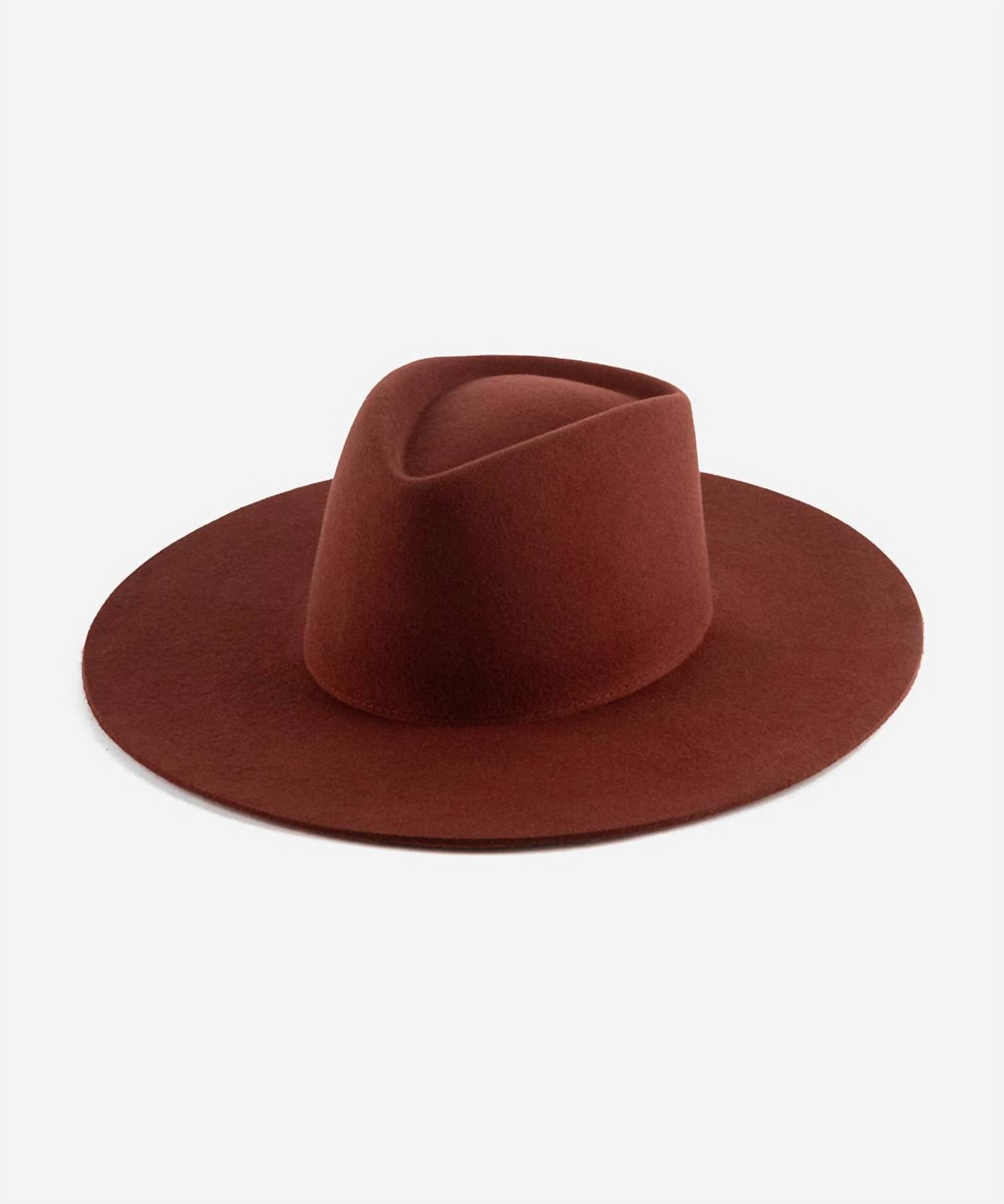 Gigi Pip - Women's Triangle Crown Wide Brim Hat