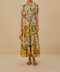 Farm Rio - Biriba Cropped Top