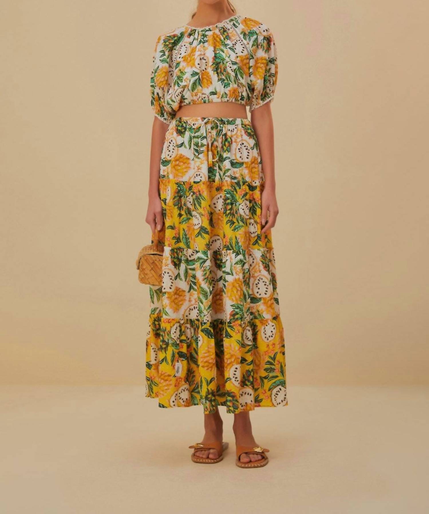 Farm Rio - Biriba Cropped Top