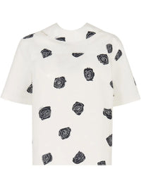 MARNI Andromeda Heavy Poplin Shirt in lily white - women's shirt - view 4