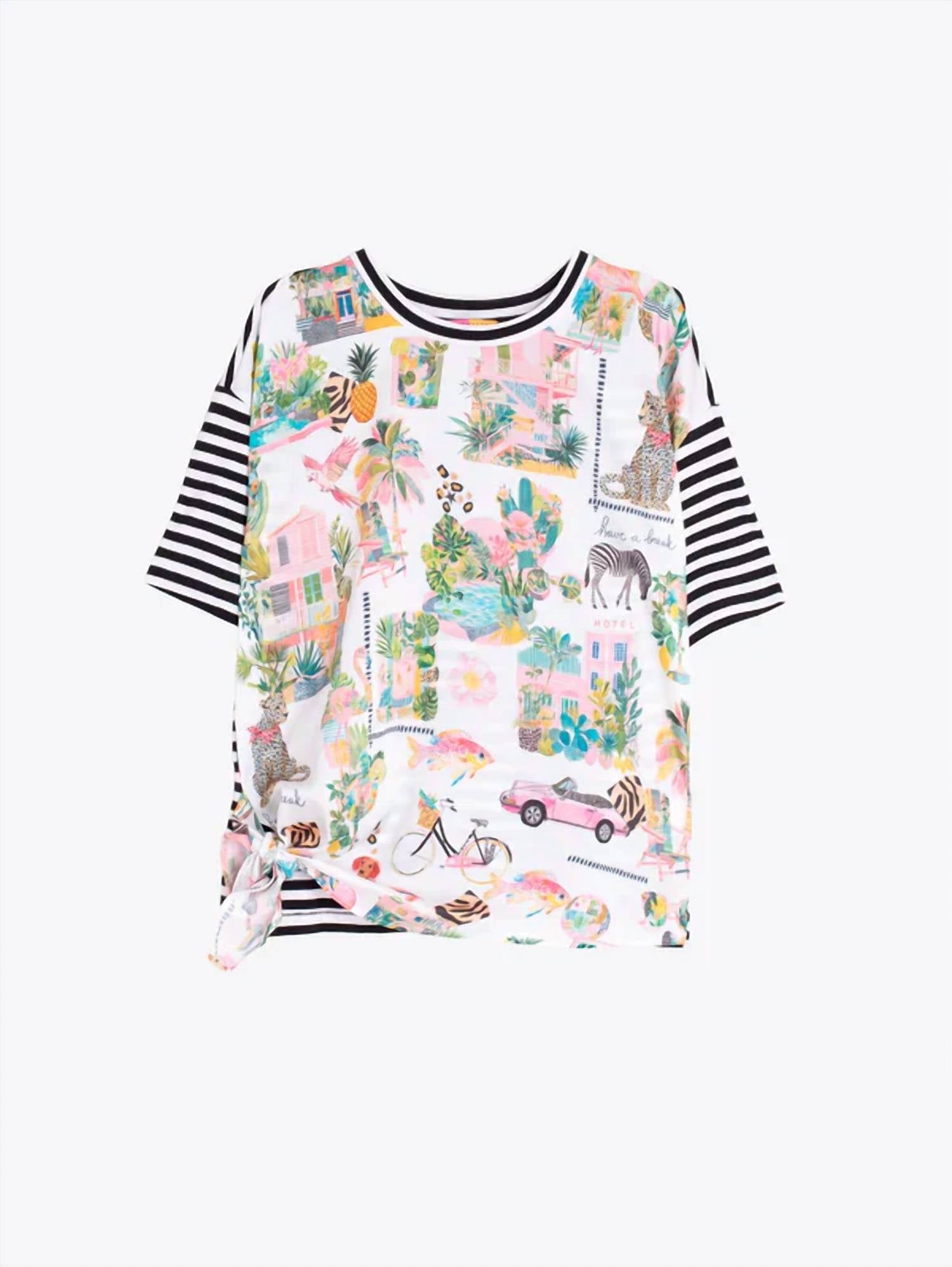 Vilagallo - Keira Crew Neck Tee