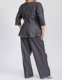 Karen T Design - Denim 2 Piece Set
