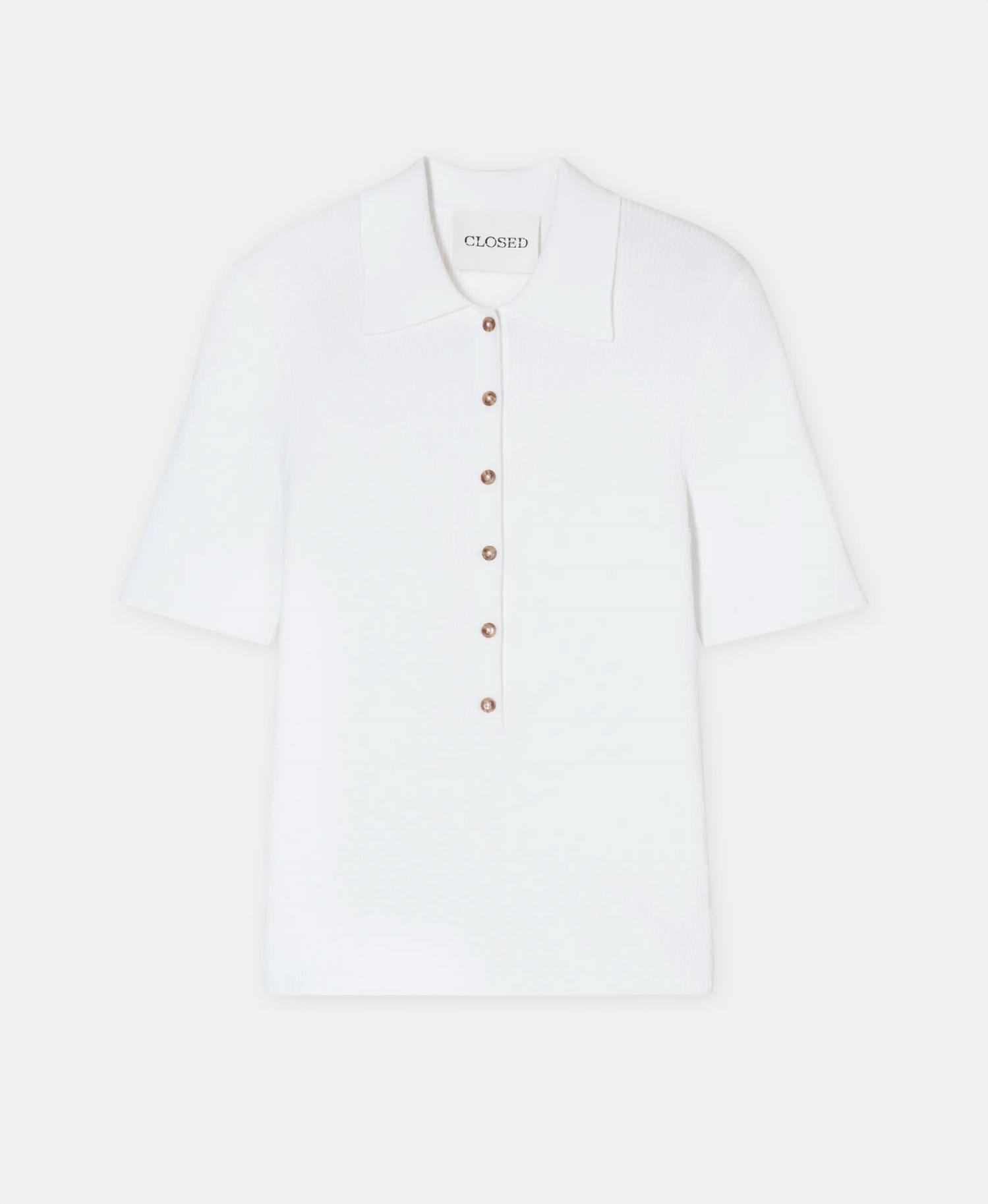 Closed - Polo Short Sleeve Top