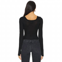 Michael Lauren - Pryderi Crop Long Sleeve Top