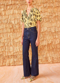 Ulla Johnson - Martine High Rise Flare Leg Jean