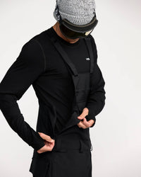 VOLCOM Roan Bib Overall Snowboard Pants in black - men's pants - alternate view