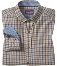 Johnston & Murphy - Men's Melange Two-tone Grid Shirt