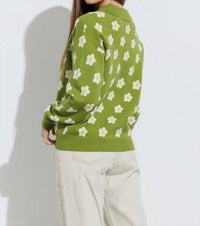 Polagram - Far Out Floral Sweater Top