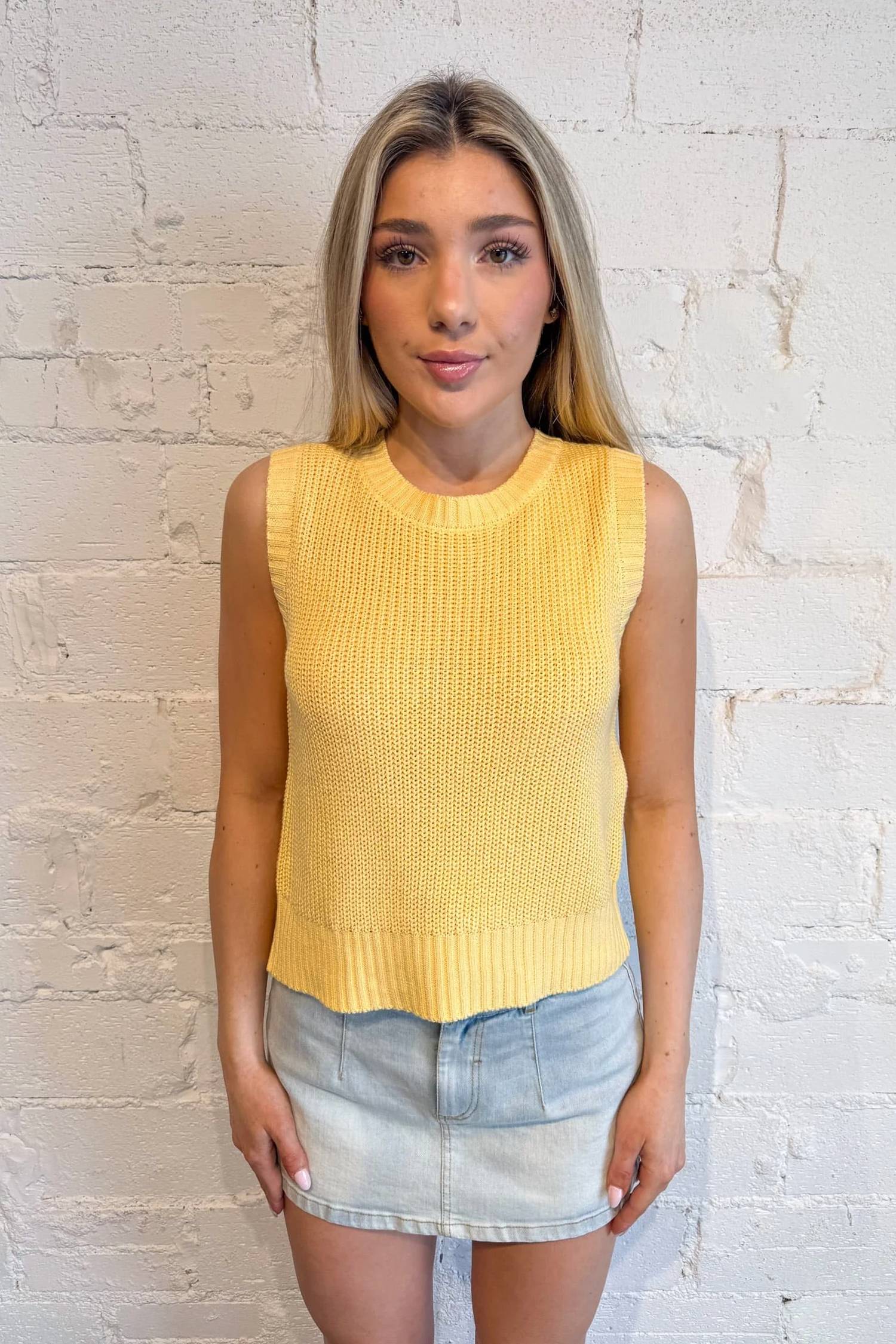 Adeline - Sleeveless Sweater Tank