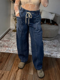 Bluivy - Lizzy Denim Barrel Pull-on Jeans