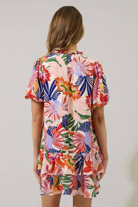 Sugarlips - Lush Tropics Ruffle Dress