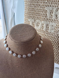 Accessory Galore - Women's Pearl Glow Choker