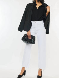 Kancan - Skyla High Rise Slim Straight Leg Jeans